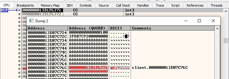 Control over code execution