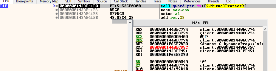 Good use of VirtualProtect